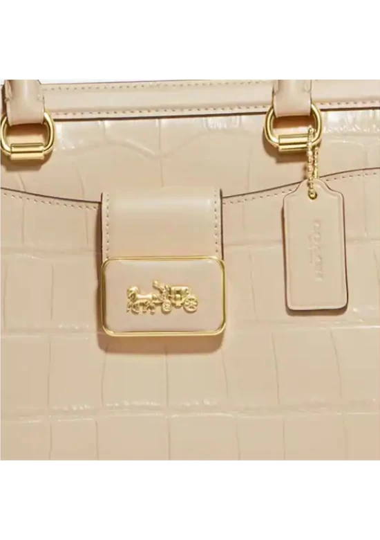Coach Grace Carryall Gold Ivory for Women